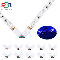 【LZ】 10pcs L Shape 4-pin Connectors Angle Adjustable(90-180 Degrees) LED Strip Connectors for 10mm Width 5050 RGB LED Strip Lights