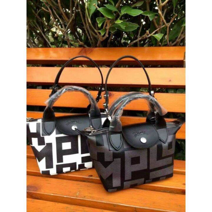 พร้อมส่ง-กระเป๋าสะพายข้างผู้หญิง-กระเป๋าถือ-long-champ-le-pliage-lgp-mini-tote-handbag-pulashop2