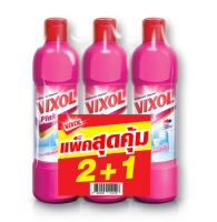 วิกซอล น้ำยาล้างห้องน้ำ พิ้งค์ 450 มล. x 2+1 ขวด