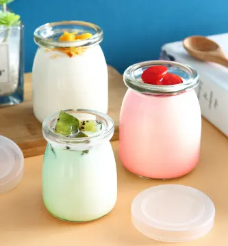 200ml Yogurt Pudding Jelly Dessert Glass Jar - China Glass Jars, Glass  Puddding Jar