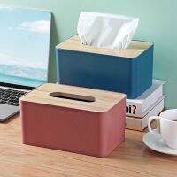 [COD] style wooden tissue box living room desktop storage remote control car paper