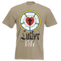 Men T Shirts Tshirt Martin Luther 500 Jahre Reformation Rose 1517 Khaki Printed Tshirt Men