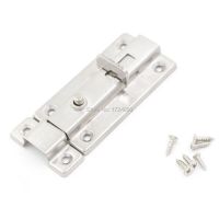 4" Door Bolts Stainless Steel Bolt Door Latch Automatic Barrel Bolt 4PCS Door Hardware Locks Metal film resistance