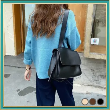 PU Women's Bag Single Shoulder Messenger Flip Bag New Style Soft