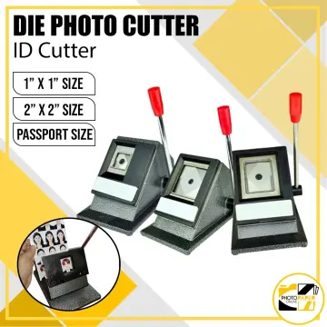 ID Photo Cutter Die (1x1 / 2x2 / Passport Size) Heavy Duty Cutter