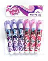 ยางลบดินสอต่อไส้ การ์ตูนมายลิตเติ้ลโพนี่ 6 อัน  (My Little Pony )