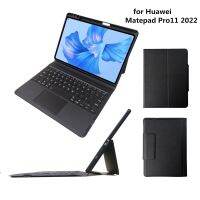 Casing Tablet พร้อมแป้นพิมพ์ทัชแพดแบบไร้สายชิ้นเดียวสำหรับ Huawei MatePad Pro 11 2022ฟันดาพร้อมช่องใส่ปากกาสำหรับ GOT-W09/W29