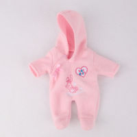 28cm DIY Reborn Doll Clothes Outfit Baby Girl Romper Pink 10-11“ Newborn bebe