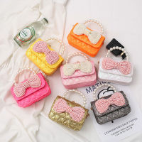 Girls Coin Purse Handbag Children Wallet Cute Bow Kid Money Bag Baby Shoulder Bag