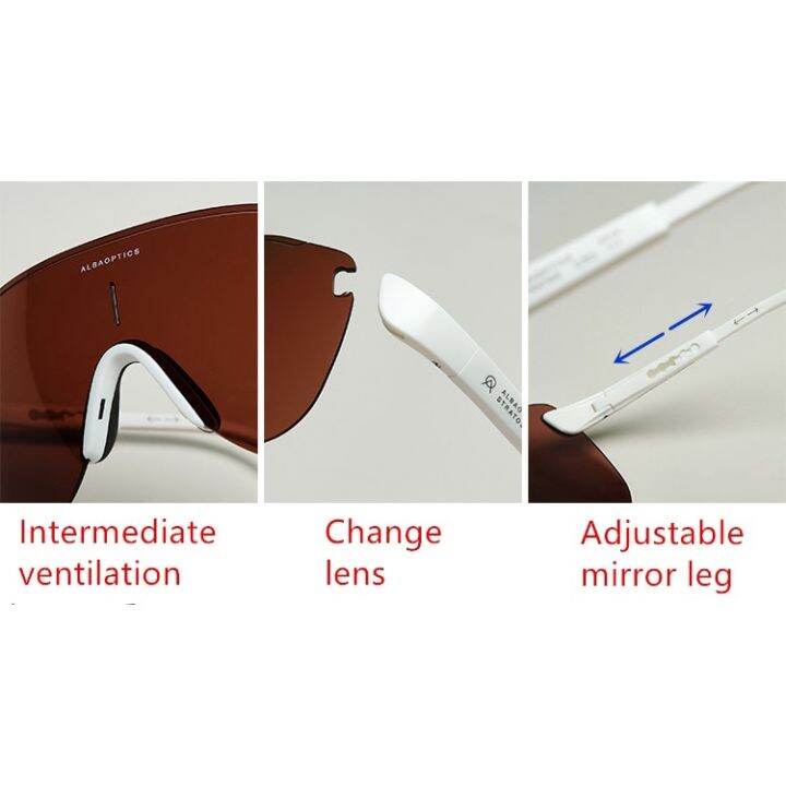 alba-optics-mtb-ขี่จักรยานแว่นตากันแดด-mtb-กีฬาแว่นตาขี่จักรยานแว่นตาโพลาไรซ์จักรยานจักรยานเสือภูเขาแว่นตาผู้ชายแว่นตา