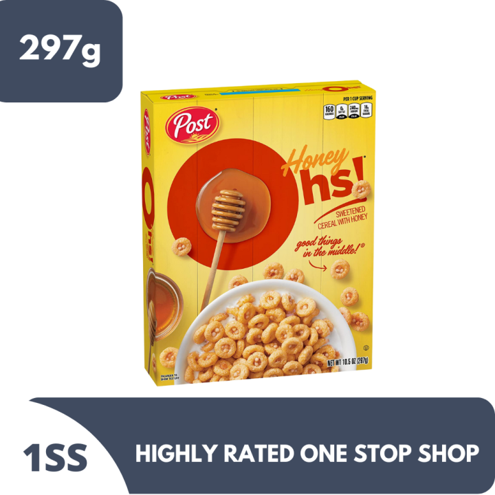 Post Honey Ohs Sweetened Cereal with Honey 297g Lazada PH