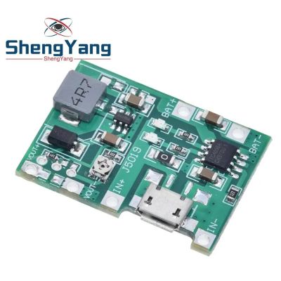 ShengYang NEW Lithium Li-ion 18650 3.7V 4.2V Battery Charger Board DC-DC Step Up Boost Module TP4056 DIY Kit Parts