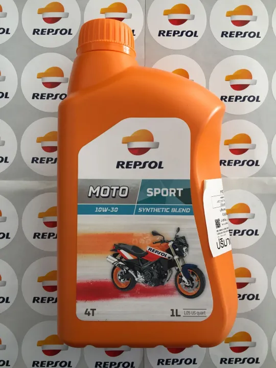 Repsol MOTO SPORT 4T 10W30 SYNTHETIC BLEND API SL,JASO T903:2016 MA&MA2 ...