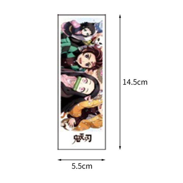 pea-ที่คั่นหนังสือ-ลายการ์ตูนอนิเมะ-demon-slayer-สวยงาม-ของขวัญ-สําหรับโรงเรียน-สํานักงาน