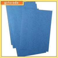 GOTORADE 50 Sheets เข้าเล่มเข้าเล่ม ปลอกหุ้มเข้าเล่ม สีน้ำเงินเนวี่บลู พื้นผิวหนังแท้ รายงานทางธุรกิจ ขนาด A4 50แผ่นค่ะ ครอบคลุมการนำเสนอ บ้านในบ้าน