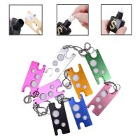 Metal Essential Oil Bottle Opener Eyelash Glue Replacement Bottle Mouth Head Remover Anti-Blocking Tool Caps Opener Keyring Cleaning Tools