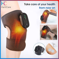 Hailicare Universal EMS Heating Massage Knee Pad Heated Shoulder Pad Elbow Pads Multifunctional Heating Pads Keep Warm Relieve Fatigue Hyperthermia Wrap Hot Compress Pain Relieving