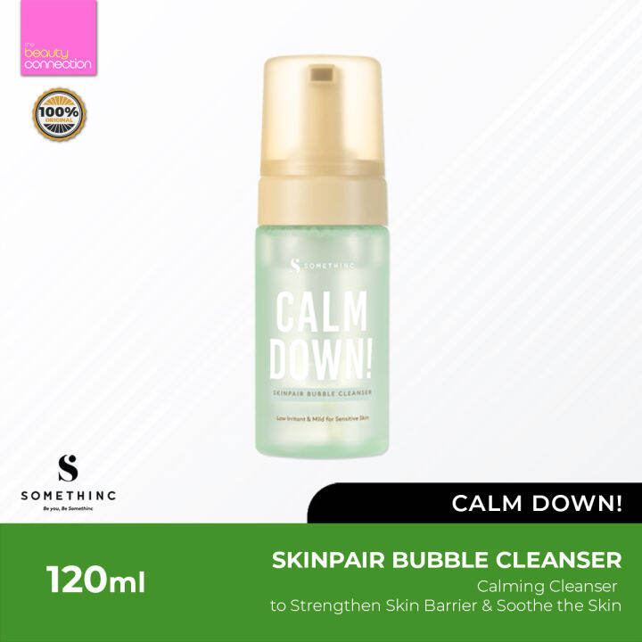 SOMETHINC Calm Down! Skinpair Bubble Cleanser - Face Wash | Lazada ...