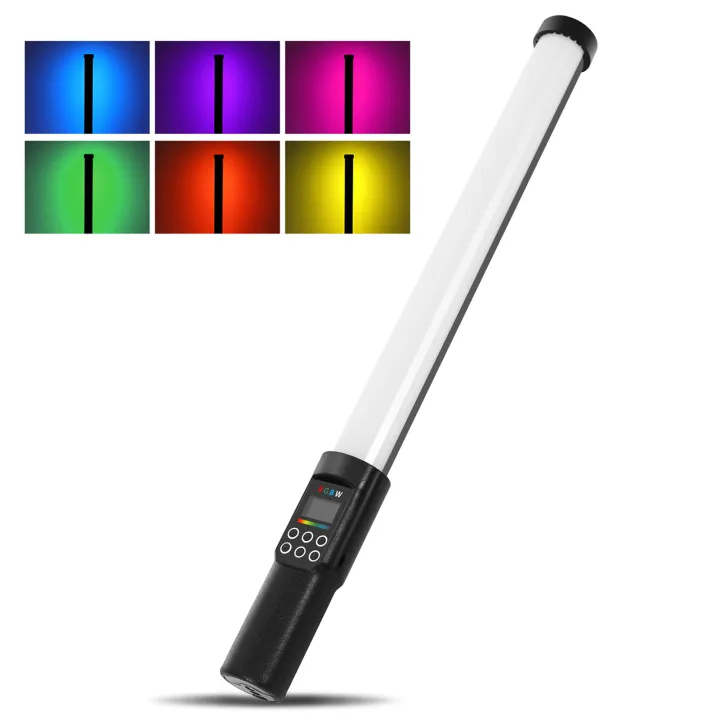 PULUZ PU4134 Handheld RGB Light Tube LED Video Light Wand 3000K6500K