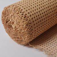 35-50cm Width Natural Webbing Grid Indonesian Plastic Rattan Roll Chinese Repair Tool Material for Chair Cabinet Furniture Decor