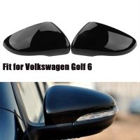 Reversing Mirror Case Rearview Mirror Case Mirror Cover Car Suitable for Golf 6 MK6 2008-2013