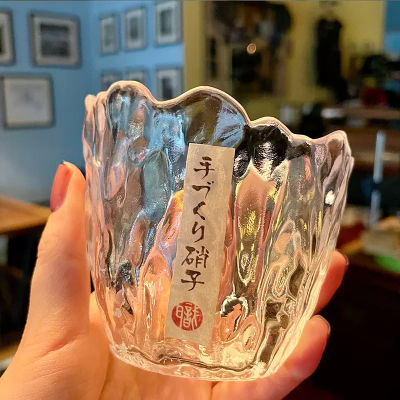Glass AND Bottles แก้วน้ำ แก้ววิสกี้ แก้วแบบญี่ปุ่น ( 180ML ) แก้วบอโลซิลิเกต วัสดุโปร่งแสง แก้วสวยๆ แก้วออกแบบพิเศษ