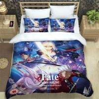 【hot】☫ Fate/stay Night Print Three Piece Set Fashion Article Children or Adults for Beds Quilt Covers Pillowcases