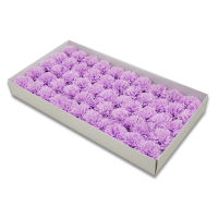 50pcs Carnation Soap Flower Head Soap Flowers Send Teacher Elder Mothers Day Bouquet Gift Box High-End Diy Material Decoration