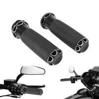 1คู่รถจักรยานยนต์ Handlebar Hand Grips 25Mm Cnc ดัดแปลงอุปกรณ์เสริมสำหรับ Touring 883 X48【fast】