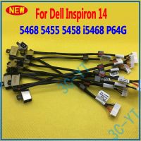 1-10PCS New Laptop High Qualilty DC Power Jack Cable Socket For Dell Inspiron 14 5455 5458 5459 5468 i5468 P64G