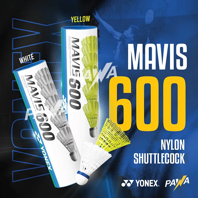 YONEX Mavis 600 Nylon Badminton Shuttlecock Bola Plastik Lazada