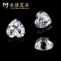 # Love Super White Heart-shaped Moissanite ขายส่งหินเปลือยสีขาวรูปทรงพิเศษ Mosan ตัดอัญมณีสังเคราะห์พร้อมคำแนะนำ