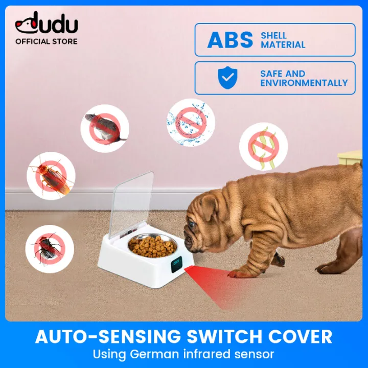 DUDU Automatic 5G Pet Feeder Intelligent Feeder Infrared Sensor Auto