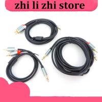 zhilizhi Store 1/3meter 3.5mm male jack to 2 RCA Audio Cable connector Speaker wire 2RCA to 3.5 Male Splitter Aux cord for TV PC Amplifier DVD