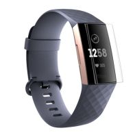 【✱2023 HOT✱】 getongwei Hd Tpu กันระเบิด9ชม. คลุมทั้งหมดหน้าจอฟิล์มกันรอยสำหรับ Fitbit Charge 3 10.25