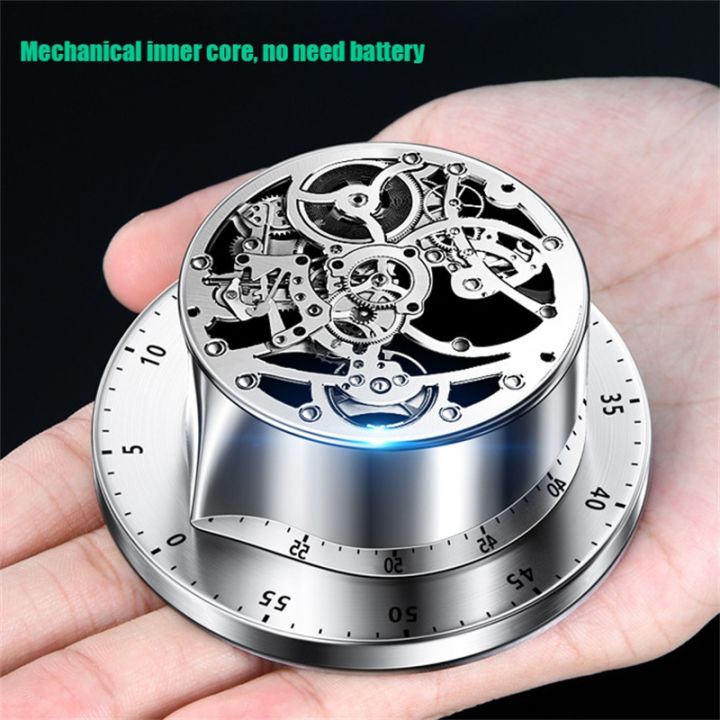 kitchen-scale-mechanical-timer-silicone-cooking-magnetic-suction-countdown-time-manager-rotating-stainless-steel-timer