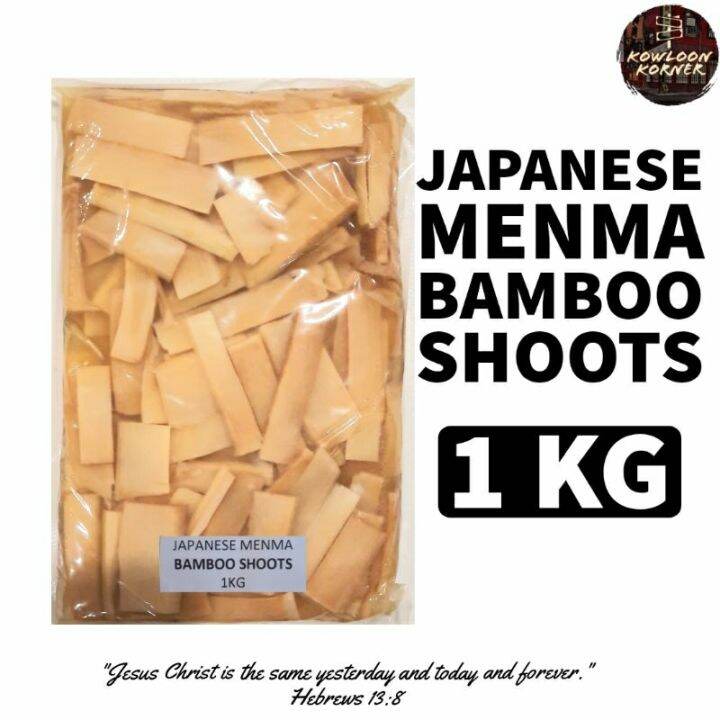 Japan Menma Bamboo Shoots 1KG Seasoned Ajitsuke Bamboo Shoot for Ramen