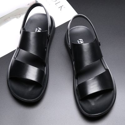 ขายดีที่สุด ioztt2023 - /✑۞ 2023 New Men Sandals Fashion Hollow Out Leather Shoes Beach