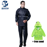 HZYEYO Outdoor Waterproof Jacket Motorcycle Rainwear,Travel Raincoat Men Rain Pants,Electric Bicycle Fssion Rain Suit