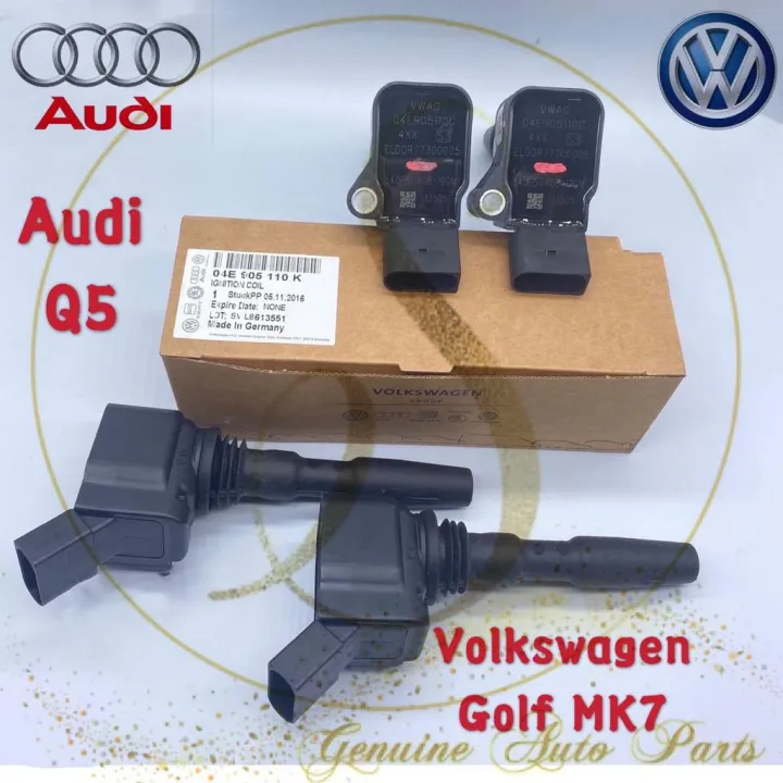 (100% ORIGINAL) VOLKSWAGEN GOLF MK7 AUDI Q5 IGNITION PLUG COIL 04E 905 ...