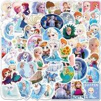 hotx【DT】 10/30/50/100pcs Anime Frozen Cartoon Stickers Decal Laptop Skateboard Luggage Sticker Kids