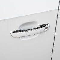 【cw】 The Application of Audi A3（14-19 Years ） Carbon Fiber Outer Door Decorative Handle Stickers Car Modification Fittings