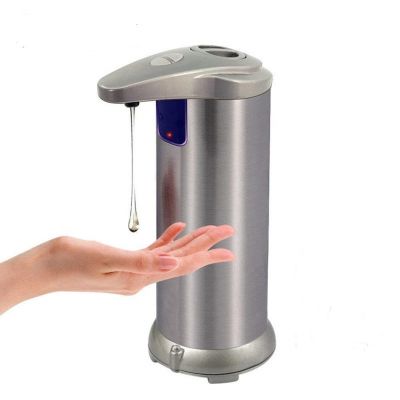 ∏✎ﺴ 250ML ABS Electroplated Automatic Liquid Soap Dispenser Smart Sensor Touchless Liquid Soap Dispenser For Kitchen Bathroom