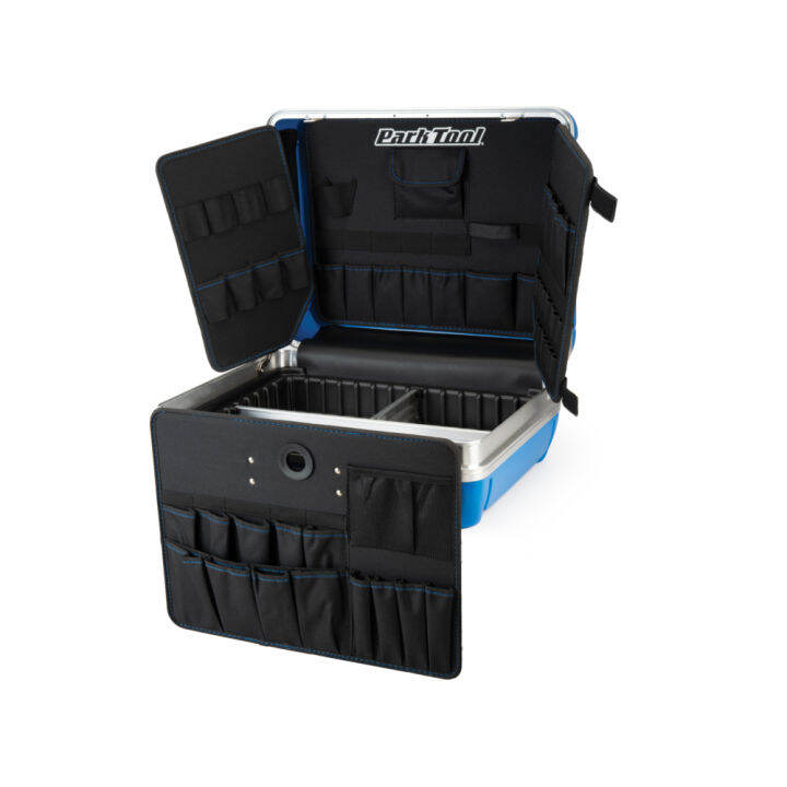 parktool-bx-2-2-กระเป๋ากล่องสำหรับเก็บเครื่องมือช่างแบบพกพา-สีฟ้า-blue-box-tool-case-เครื่องมือซ่อมจักรยาน-จาก-usa
