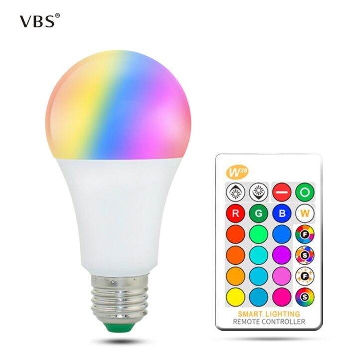 new-lan84-led-หรี่แสงได้-rgb-rgbw-rgbww-สีในบ้านหลอดไฟแอลอีดีสำหรับ-e27-5w-10w-15w-ac85-265v-รีโมทคอนโทรล-ir-24ปุ่ม