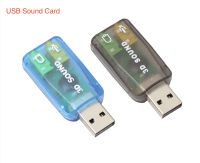 Usb Sound Card 5.1ช่อง3DภายนอกUSBการ์ดเสียงเสียงไมค์อะแดปเตอร์3.5มิลลิเมตรแจ็คชุดหูฟังสเตอริโอสำหรับWin XP 7 8 Androidลินุกซ์สำหรับ