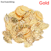 Liuchuanbing เครื่องประดับแฟชั่นเครื่องประดับ50ชิ้นลายใบไม้เครื่องประดับจี้เครื่องประดับ DIY