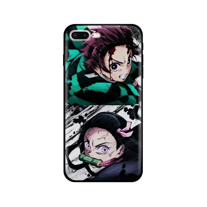 for-apple-iphone-5s-5-s-se-2020-2016-6s-6-s-7-8-plus-case-phone-back-cover-bag-soft-silicon-black-tpu-case-anime-demon-slayer-kimetsu-no-yaiba