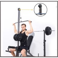 ปกรณ์ฟิตเนสในครัวเรือน Barbell Set Split Carry Rack Pull-Up Bar เอว Bar เสาดึงเล่นปีกหลังกล้ามไหล่ Lat pulldown