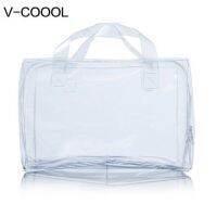 V coool clear bag ซองกันซึม ถุงใสกันซึมป้องกันกระเป๋าเปื้อนจากหยดน้ำ Size: 21*5*10CM